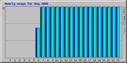 Hourly usage for May 2026