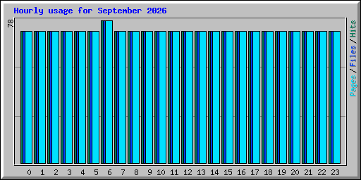 Hourly usage for September 2026